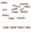tenter d'associer les étiquettes