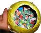 Remplir de bonbons