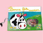 Cadre photo champêtre pour la fête des mères