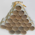 sapin en rouleau carton