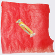 papier de soie et bonbon