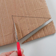 découper le triangle