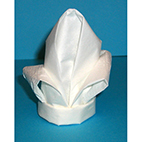 pliage serviette fleur de lys