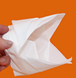 Pliage serviette noel etape 5