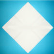 Serviette en carré