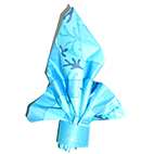 Pliage serviette marque place