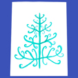 peindre toutes les branches du sapin