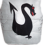 Coller le dragon dur l'armure