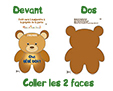 Coller les 2 faces