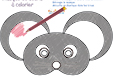 Colorier le masque de souris