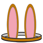 Coller les oreilles de lapin