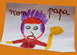 Dessiner un dessin sur les feuilles