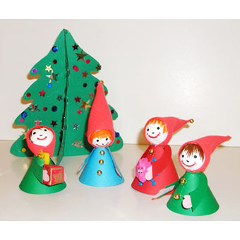 Fabriquer les lutins du Père Noël