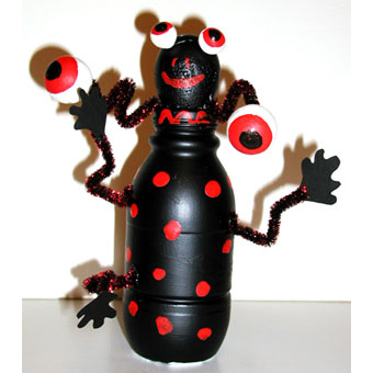 Monstre d' Halloween bouteille