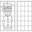 coloriage Ã  case