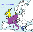 Carte de l'Europe des 10
