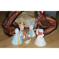 Fabriquer une crèche de Noël en papier
