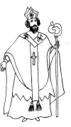 Coloriage saint Nicolas