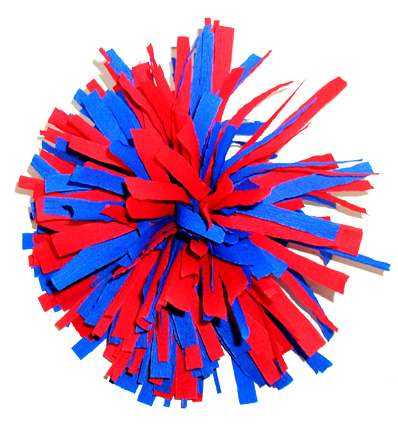 Pompon Pom pom girl en papier crépon
