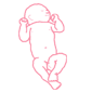 Développement de bébé à 1 mois