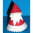 Fabriquer un petit père Noël en papier