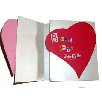 Carte bonne fÃªte coeur 3D