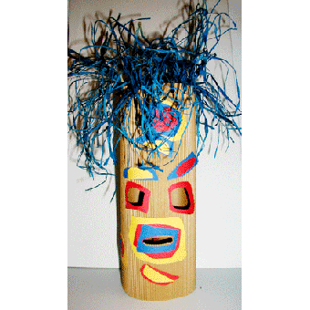 Masque primitif africain