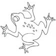 coloriages sur la grenouille