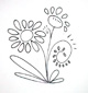 Modèle de fleur à reproduire