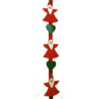 Fabriquer une guirlande de Pere noel