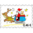 faux timbres de noel