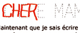 Repasser sur les lettres