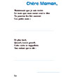 Imprimer le texte à compléter chère maman