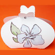 Pochette à cadeau à imprimer motifs fleurs 