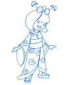 Coloriages asiatiques à imprimer