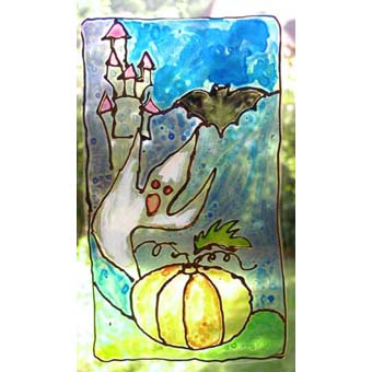 Vitrail d'Halloween