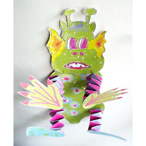 Monstre vert d'Halloween