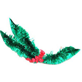 Branches de sapin en papier pour la décoration de Noël
