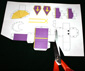 Découper le paper toy