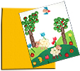Coller le tableau sur la carte