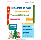 Cahier de vacances de Noël 1 niveau 3