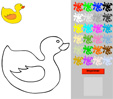 coloriage canard