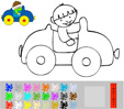 Garçon en voiture