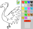 coloriage d'un oiseau