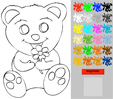 Coloriage d'un ours