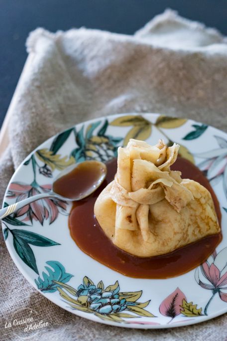 L'aumônière de crêpe d'Adeline Cuisine