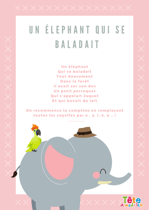 un éléphant qui se baladait