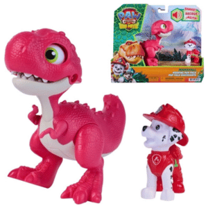 Coffret 2 figurines Roaring Pup Pals Pat'Patrouille Mission Dino
