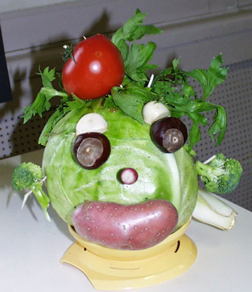Bonshommes à la manière d'Arcimboldo