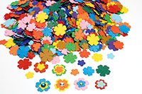Set de 3000 fleurs en carte légère